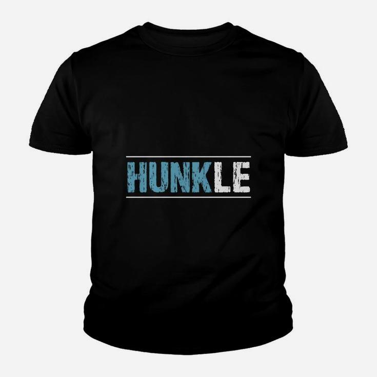 Hunkle Funny Family Favorite Uncle Niece Or Nephew Love Art Kid T-Shirt
