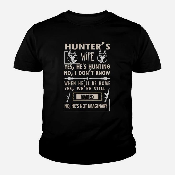 Hunters Wife T Shirt Hunting Shirt Kid T-Shirt