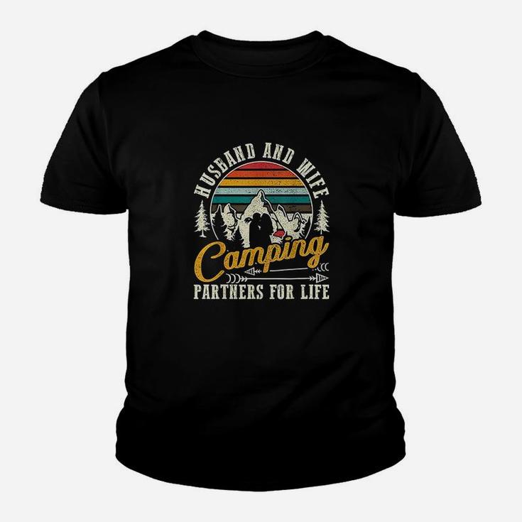 Husband And Wife Camping Partners For Life Sweet Youth T-shirt