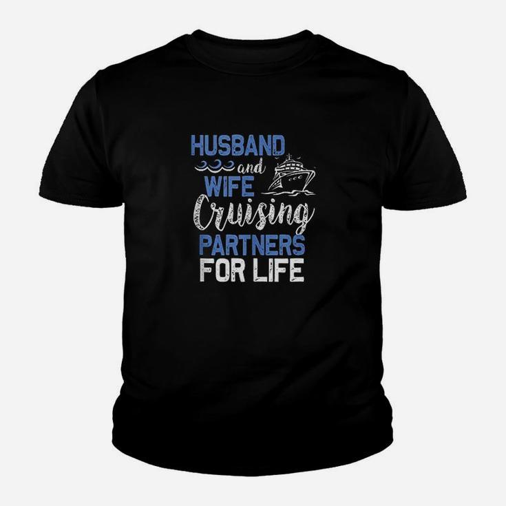Husband And Wife Cruising Partners For Life Kid T-Shirt