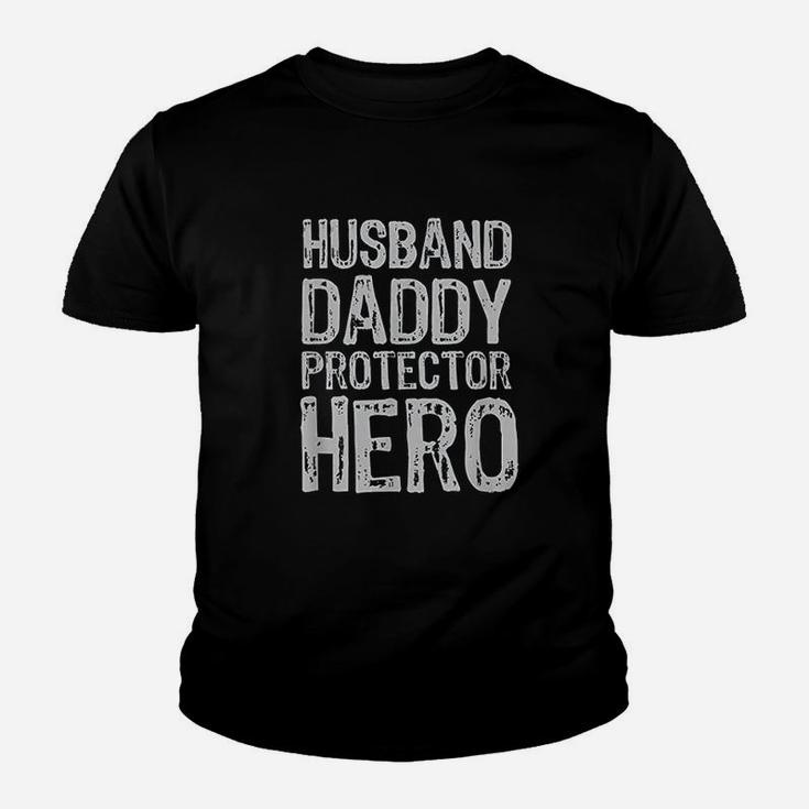 Husband Daddy Protector Hero, best christmas gifts for dad Kid T-Shirt