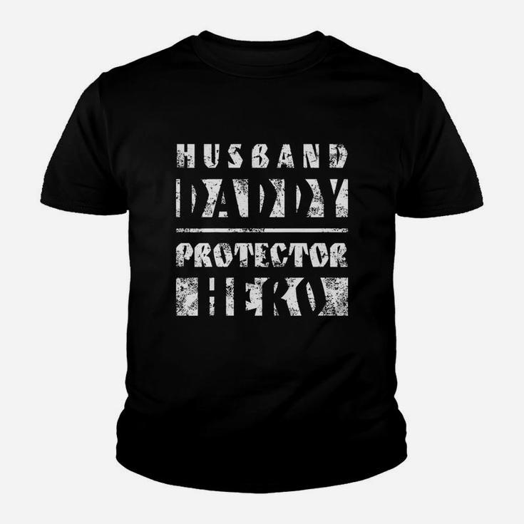 Husband Daddy Protector Hero Father Kid T-Shirt