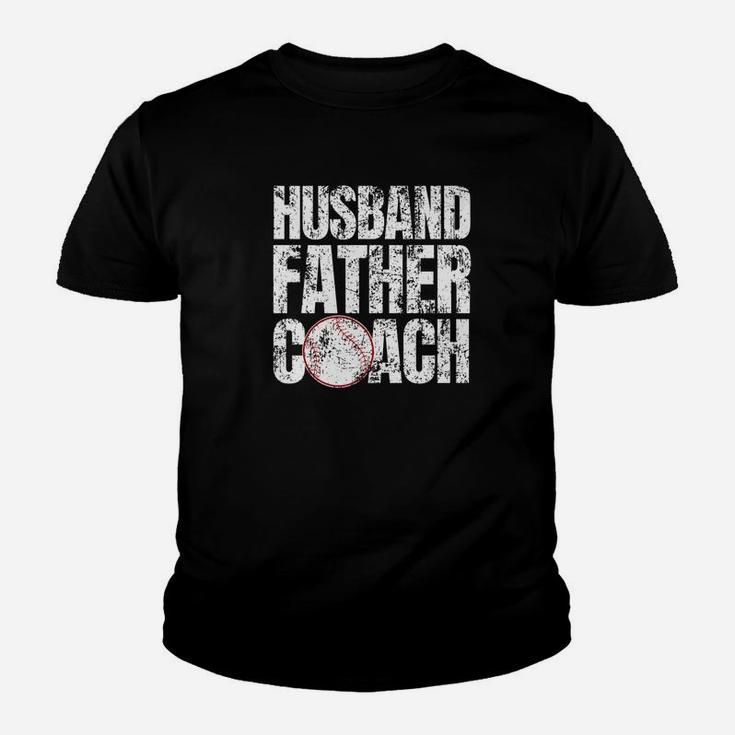 Husband Father Baseball Coach Fathers Day Premium Kid T-Shirt