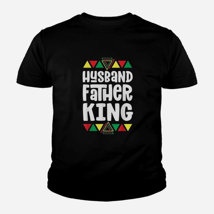Husband Father King, best christmas gifts for dad Kid T-Shirt