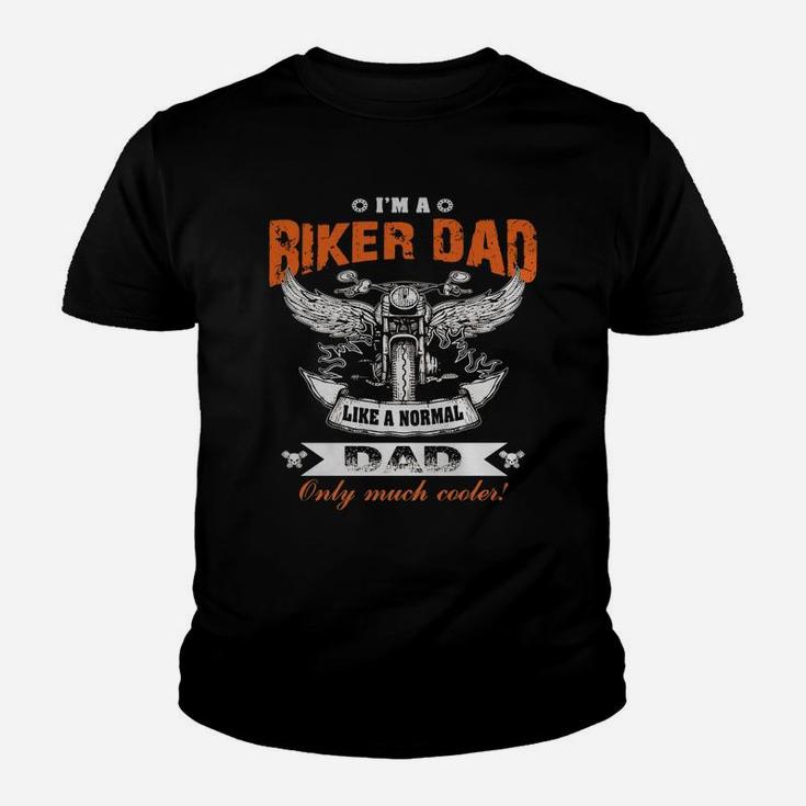I Am A Biker Dad - Father - Hot Shirt Kid T-Shirt