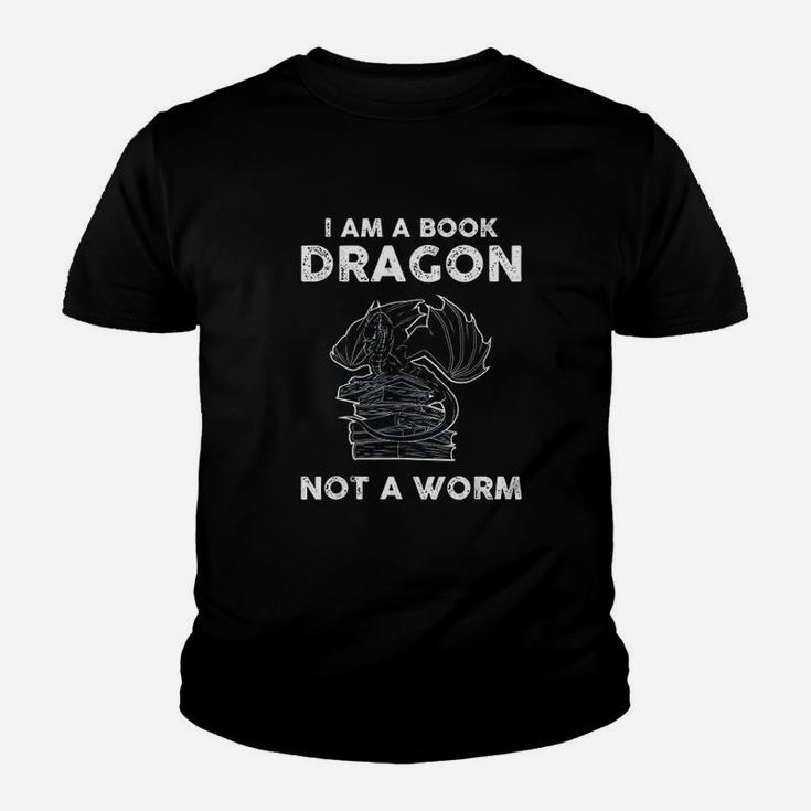 I Am A Book Dragon Book Lover Kid T-Shirt