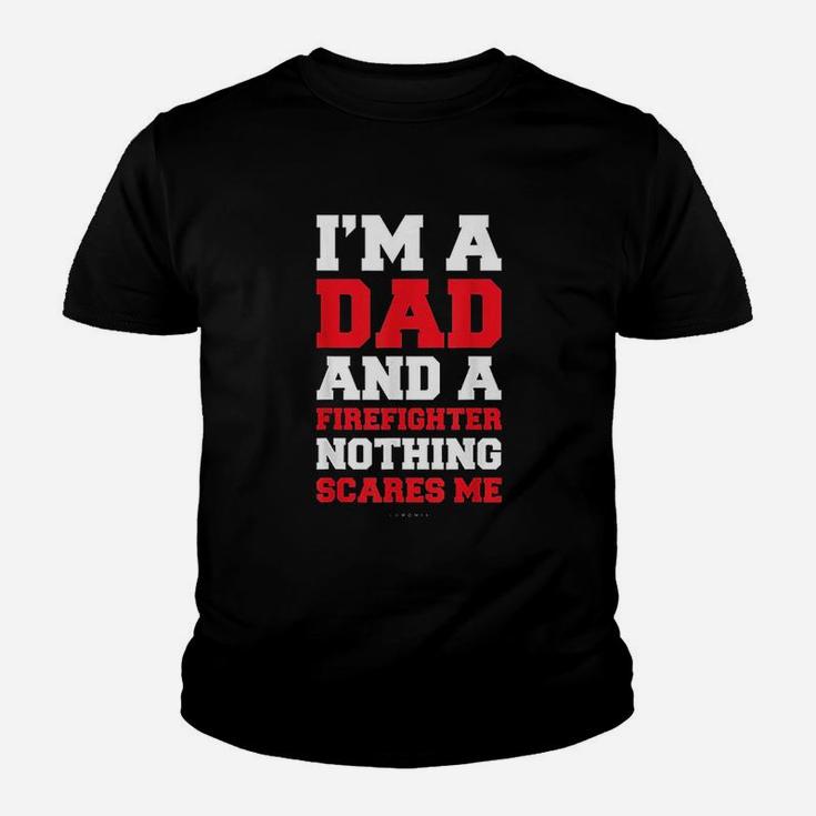 I Am A Dad And A Firefighter Kid T-Shirt