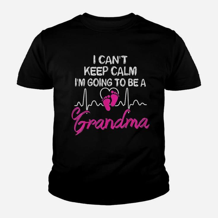 I Cant Keep Calm I Am Going To Be A Grandma Kid T-Shirt