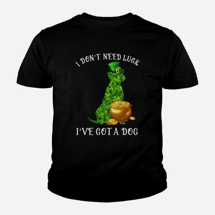 I Do Not Need Luck I Have Got A Cane Corso Shamrock St Patricks Day Dog Lovers Kid T-Shirt