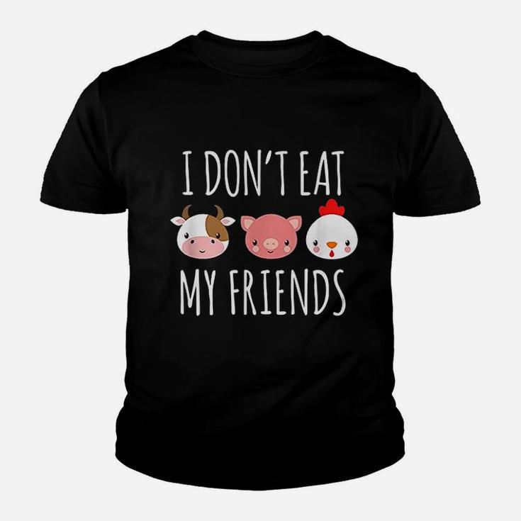 I Dont Eat My Friends Gifts For Vegetarians Kid T-Shirt