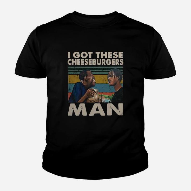 I Got These Cheeseburgers Man Vintage Shirt Kid T-Shirt