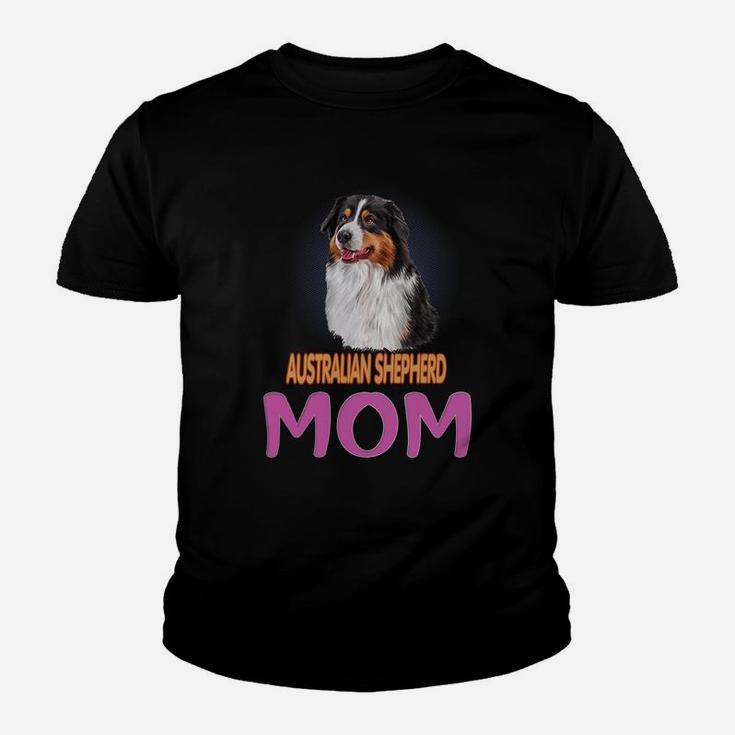 I Love Australian Shepherd Mom Funny Dog Mom Mothers Day Kid T-Shirt