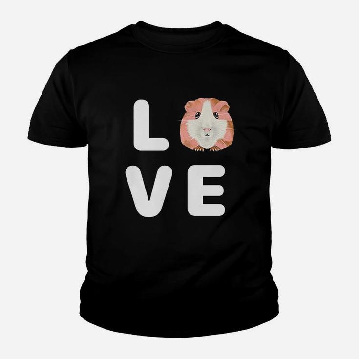 I Love Hamsters Cute Pet Kids Children Gift Funny Guinea Pig Youth T-shirt