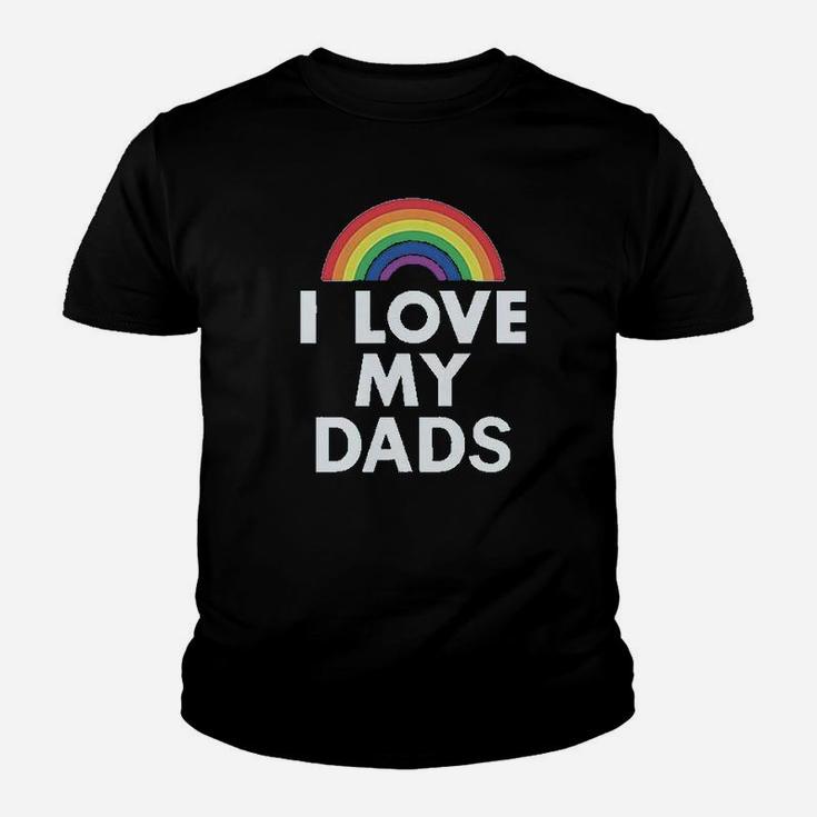 I Love My Dads Outfit Infant Gay Pride Lgbt Fathers Day Baby Kid T-Shirt