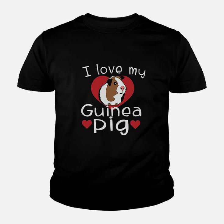 I Love My Guinea Pig Cute Guinea Pig Lovers Kid T-Shirt