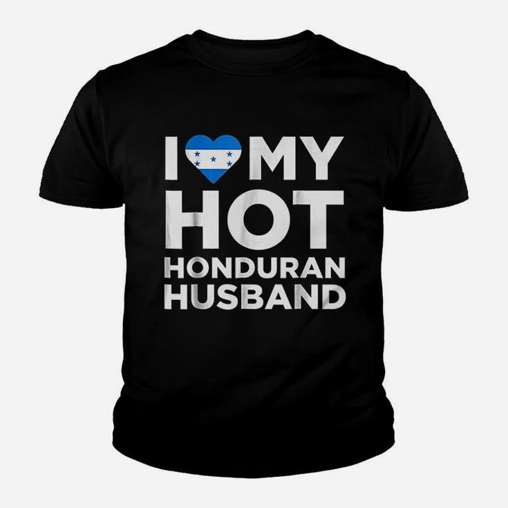 I Love My Hot Honduran Husband Cute Honduras Native Relationship Kid T-Shirt