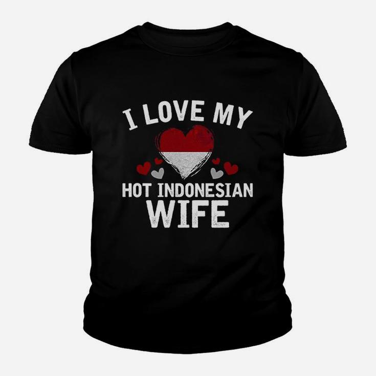 I Love My Hot Indonesian Wife Xmas Gift Kid T-Shirt