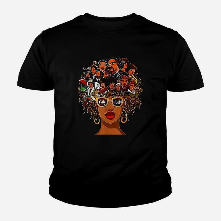 I Love My Roots Back Powerful History Month Pride Dna Gift Kid T-Shirt