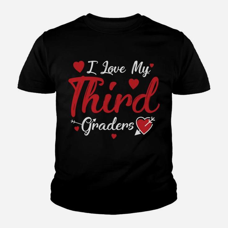 I Love My Third Graders Teacher Valentine Kid T-Shirt