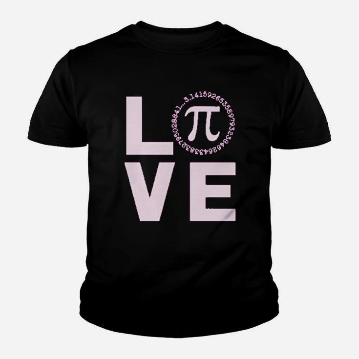 I Love Pi Happy Pi Day Geeky Math Celebration Youth T-shirt