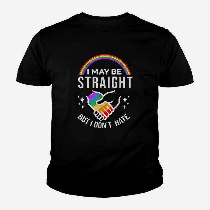I May Be Straight But I Dont Hate Lgbt Gay Pride Kid T-Shirt