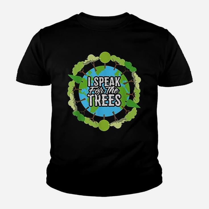 I Speak For The Trees Environmental Earth Day Kid T-Shirt