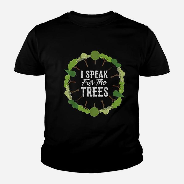 I Speak For The Trees Environmental Earth Day Youth T-shirt