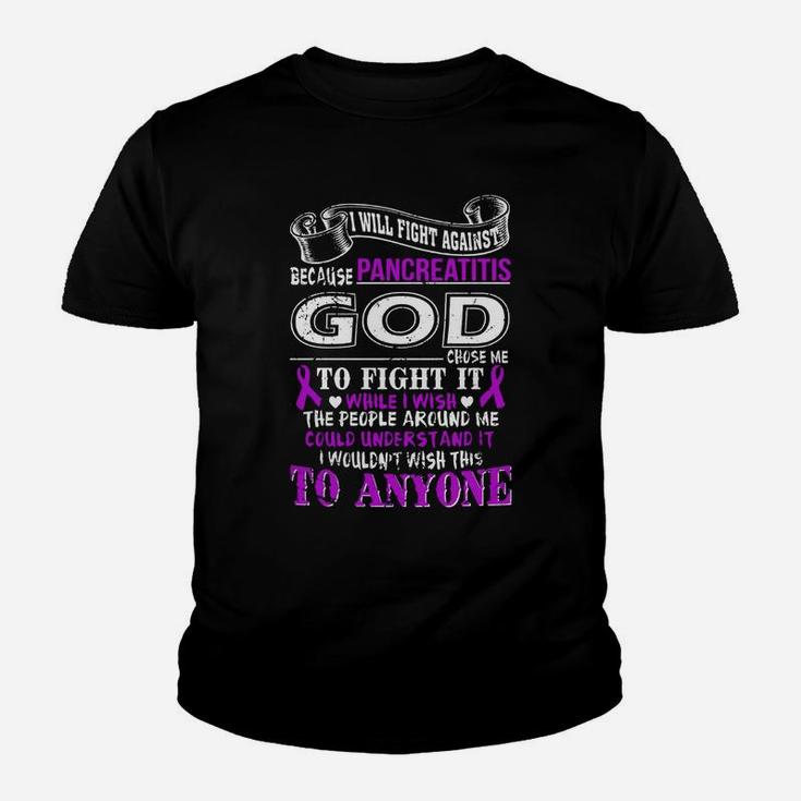 I Will Fight Against Pancreatitis T Shirt Kid T-Shirt