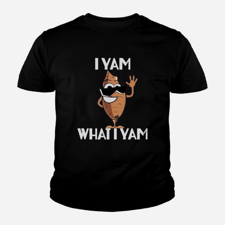 I Yam What I Yam T-shirt - Sweet Potato Thanksgiving Shirt Kid T-Shirt