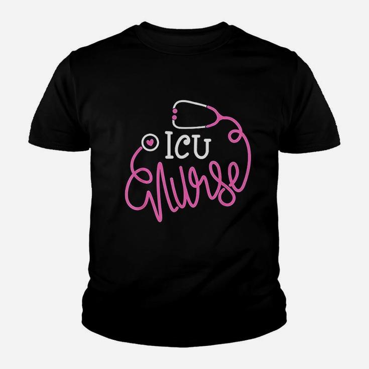 Icu Nurse Funny Intensive Care Unit Nurse Gift Kid T-Shirt