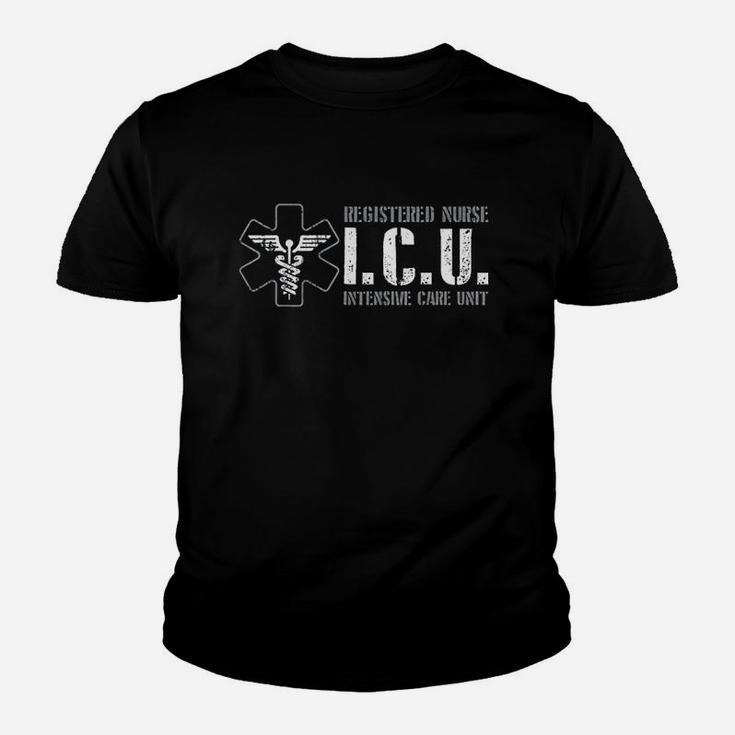 Icu Registered Nurse Intensive Care Unit Rn Nursing Schools Kid T-Shirt