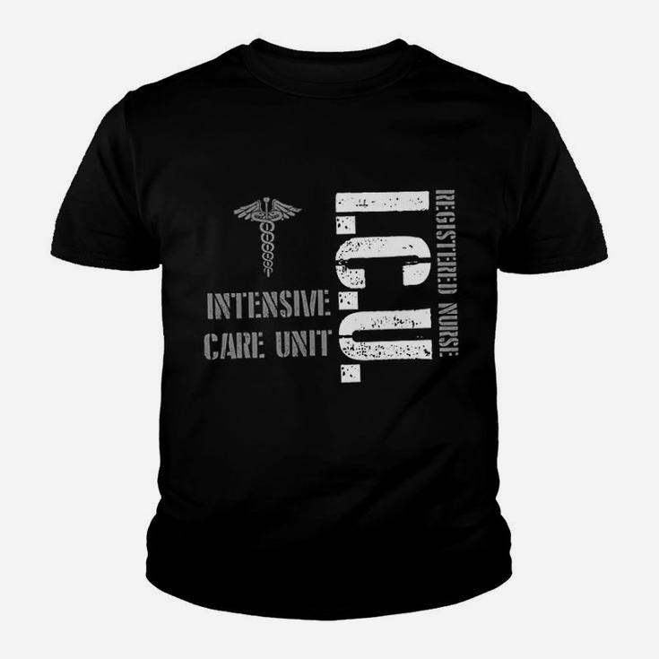 Icu Registered Nurse Intensive Care Unit Rn Staff Kid T-Shirt