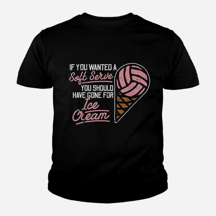If You Wanted A Soft Serve Funny Volleyball Player Youth T-shirt