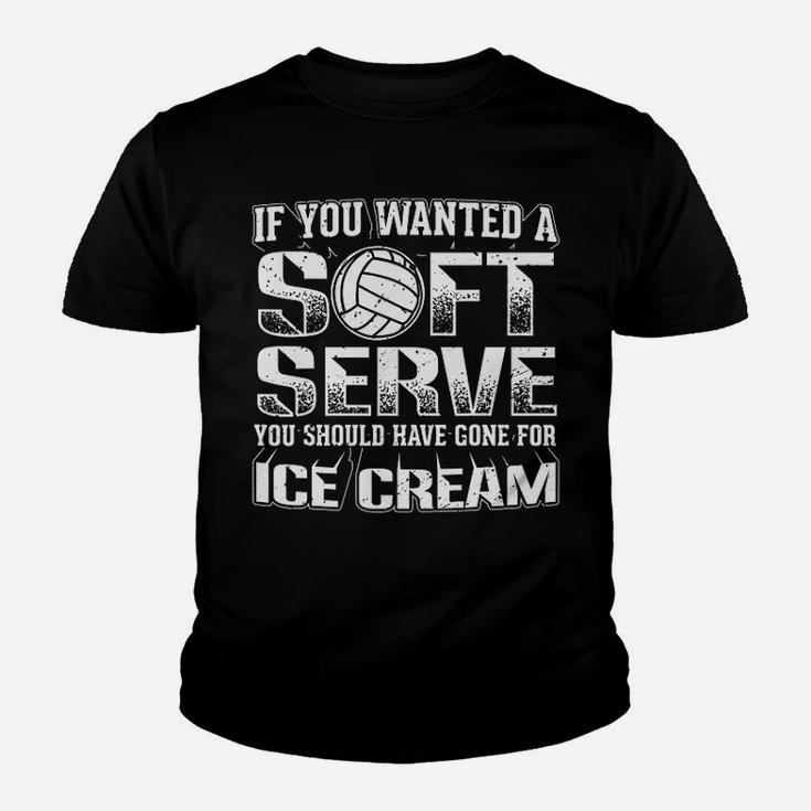 If You Wanted Serve Go For Ice Cream Volleyball Kid T-Shirt