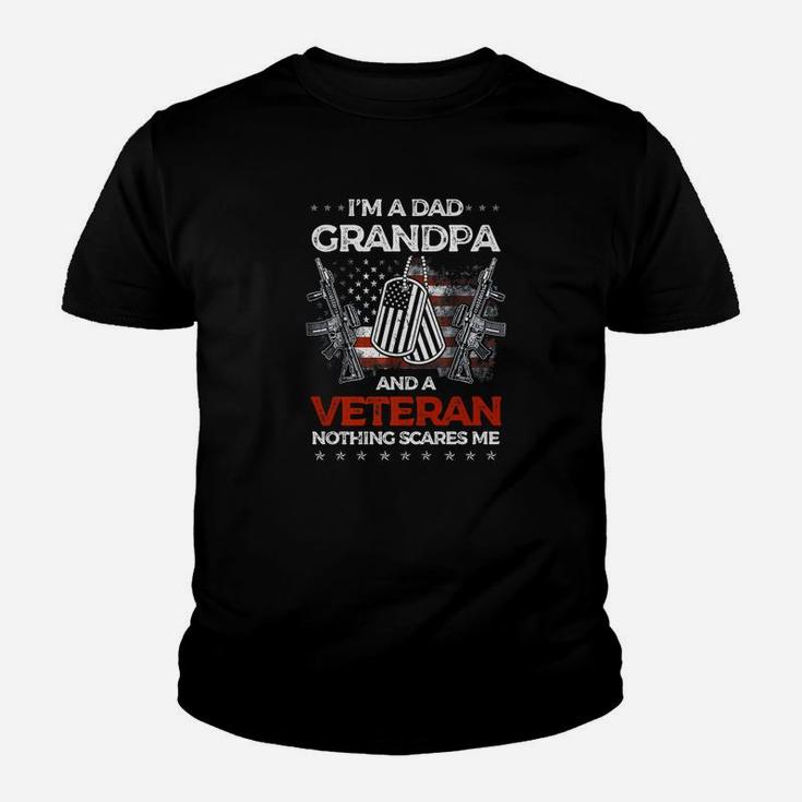 Im A Dad Grandpa Veteran Fathers Day Shirts Premium Kid T-Shirt