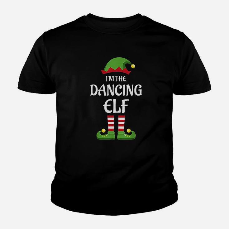 Im The Dancing Elf Matching Family Christmas Gift Dance Kid T-Shirt