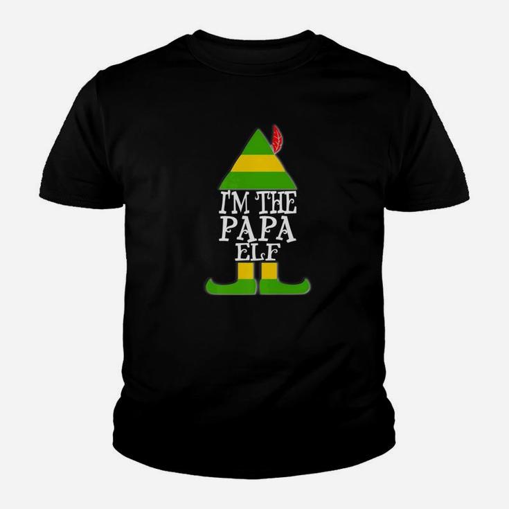 Im The Papa Elf Father Christmas Holiday Funny Dad Kid T-Shirt