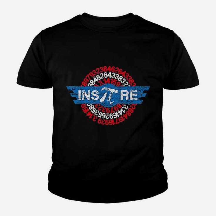 Inspire Math Superhero Pi Day Mathematics Teacher Nerd Geek Kid T-Shirt