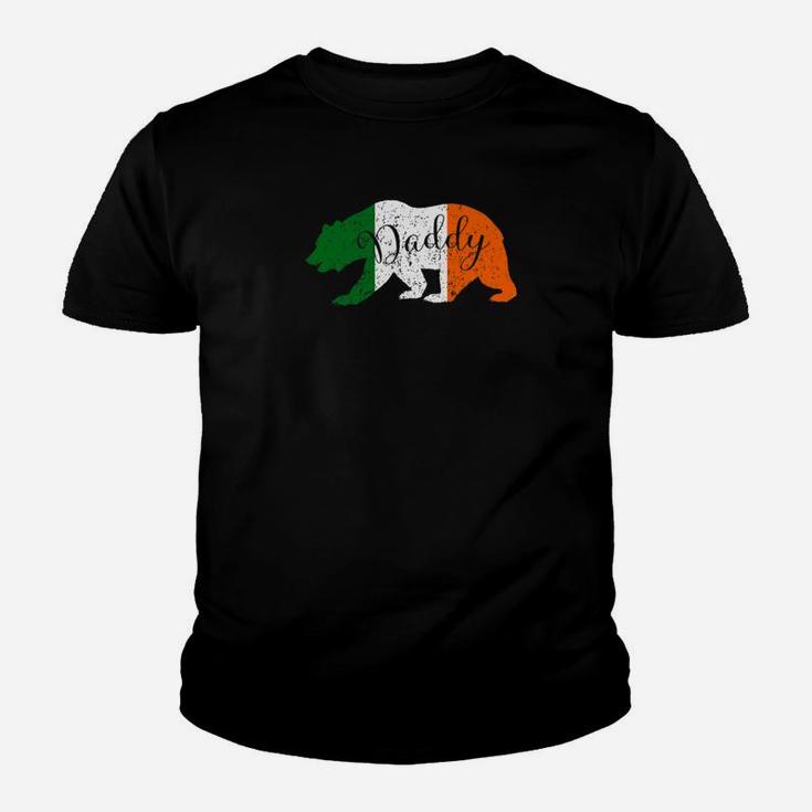Irish Dad Daddy Bear St Patricks Ireland Flag Men Kid T-Shirt