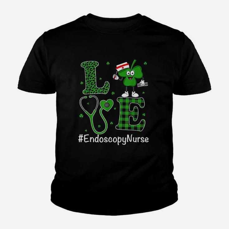 Irish Nurse St Patricks Day Love Endoscopy Nurse Life Kid T-Shirt
