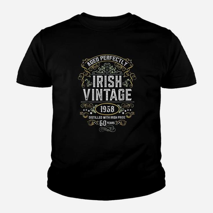 Irish Vintage 63rd Birthday 1958 Irish Pride  Kid T-Shirt