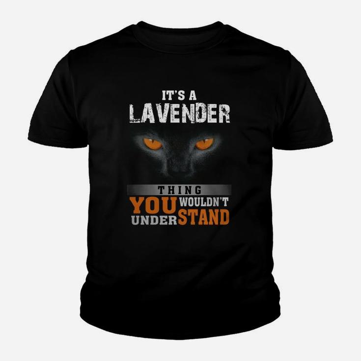 It's A Lavender Thing You Wouldn't Understand - Name Custom T-shirts Kid T-Shirt