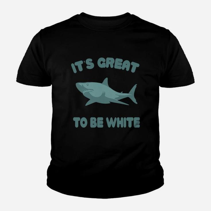 It's great to be white store shark shirt