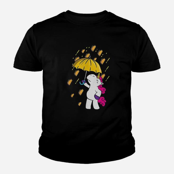 Its Raining Tacos Funny Unicorn Tacos Gift Kid T-Shirt