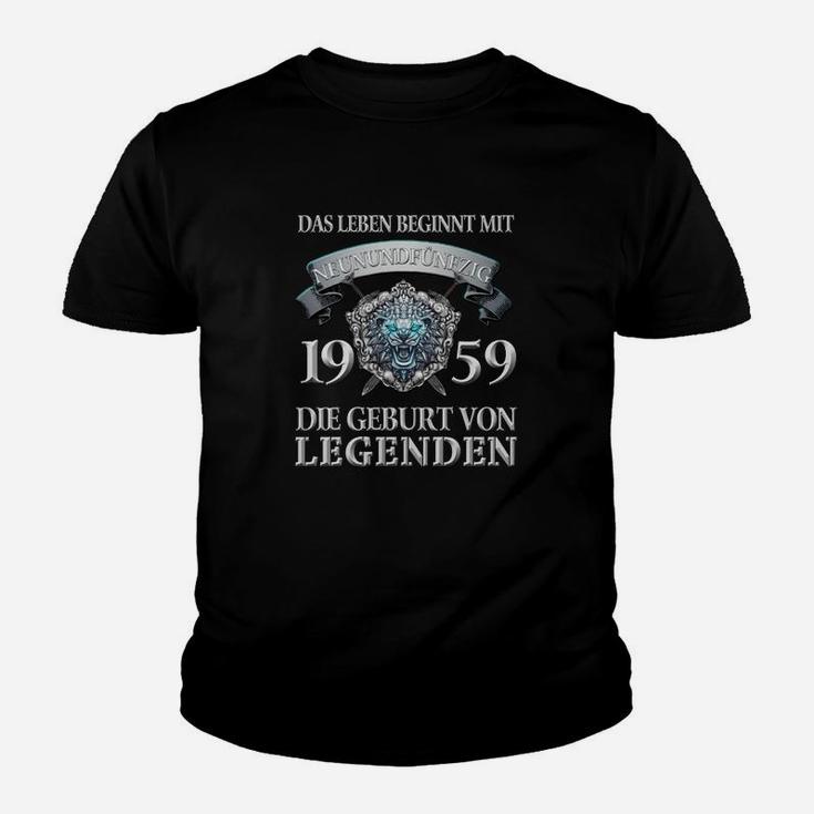 Jahrgang 1959 Legenden Kinder Tshirt, Perfekt für 59. Geburtstage