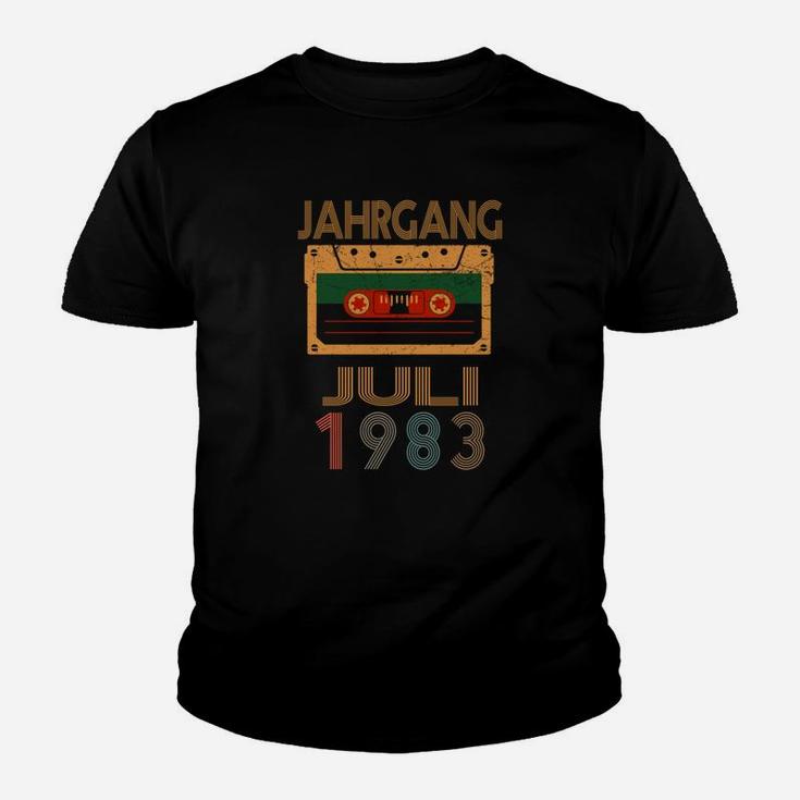 Jahrgang Juli 1983 Kassette Retro-Kinder Tshirt für Musikliebhaber