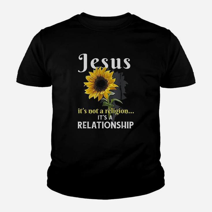 Jesus It Is Not A Religion It Is A Relationship Kid T-Shirt