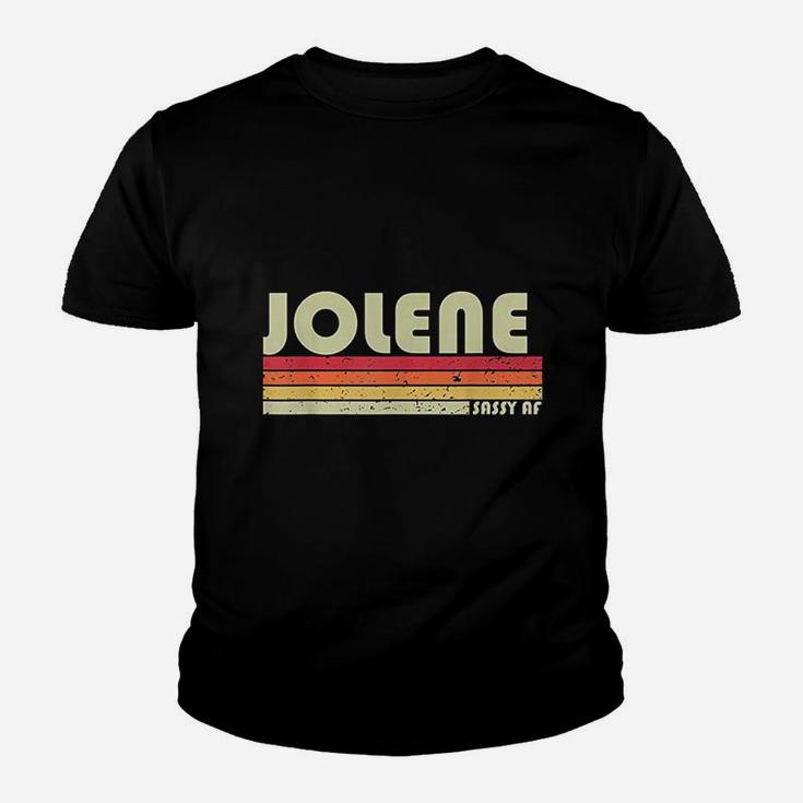 Jolene Gift Name Personalized Retro Vintage 80s 90s Birthday  Kid T-Shirt