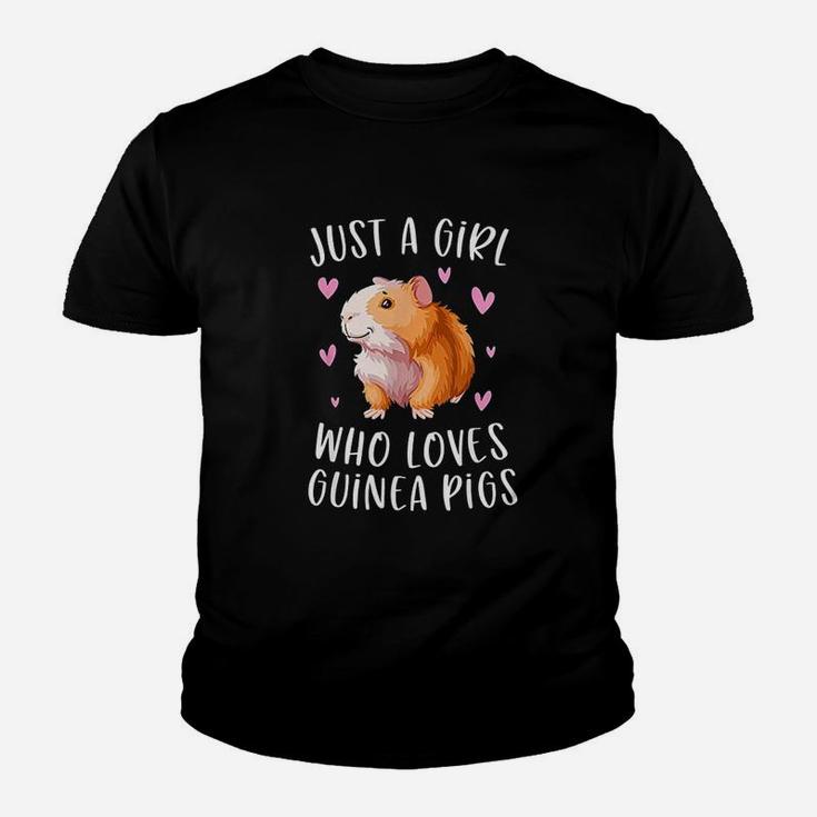 Just A Girl Who Loves Guinea Pigs Funny Cavy Gifts Kid T-Shirt