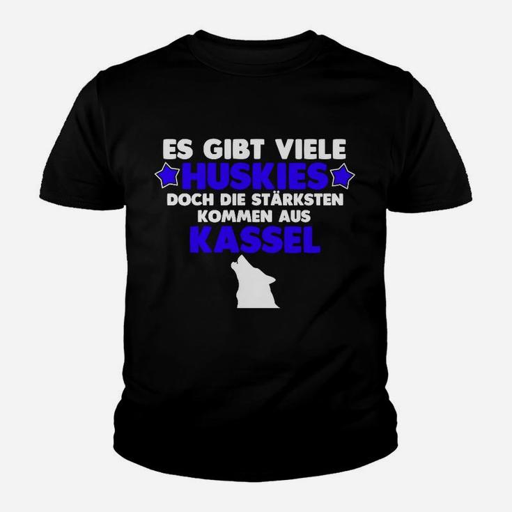 Kassel Huskies Fan-Kinder Tshirt, Starke Huskies Motiv aus Kassel